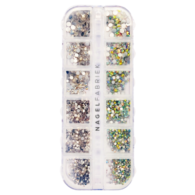 Wiel Met Rhinestones Zilver (720 stuks)