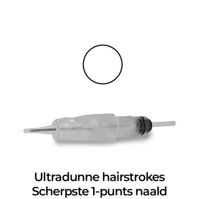 PMU naaldmodule 1-punt micro (0.18 mm) transparant 5 stuks 