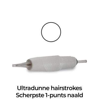 PMU naaldmodule 1-punt micro (0.18 mm) wit 5 stuks 