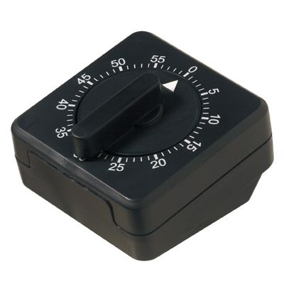 Manueel Timer Zwart 0-59 min.
