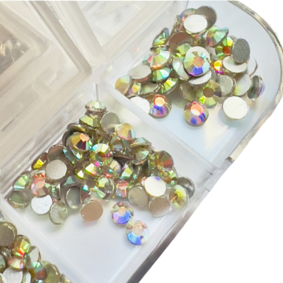 Wiel Met Rhinestones Zilver (720 stuks)