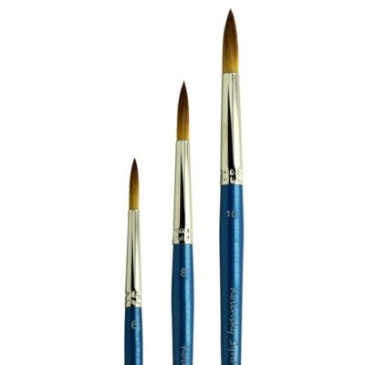 Acrylpenseel Synthetic Kolinsky Rond maat 8