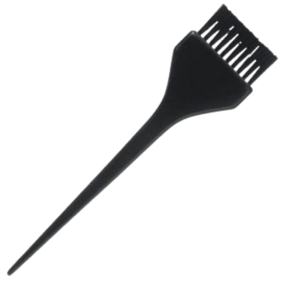 Haarkleuringkwast Jumbo zwart 21x6cm