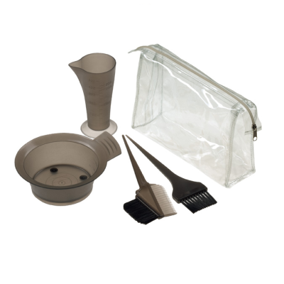 Set in tasje met 2 verfkwasten, maatbeker en verfbakje zwart