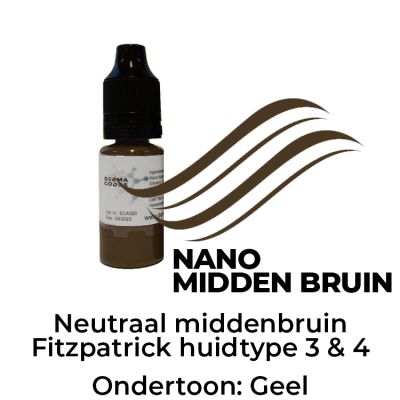 Hairstroke pigment Nano 2 Middenbruin