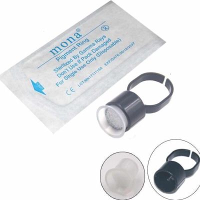 Pigmentring met spons steriel verpakt - 25 stuks 