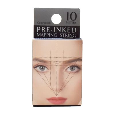 Pre-inked wenkbrauwdraad - zwart
