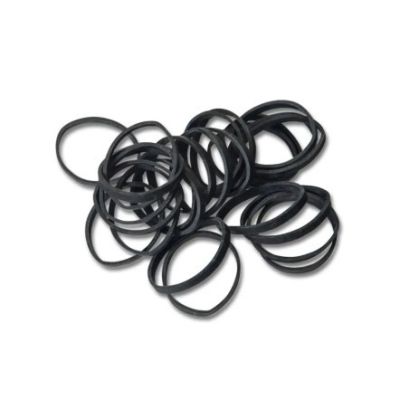 Haarelastiek Plastic (Vlecht) 12 stuks