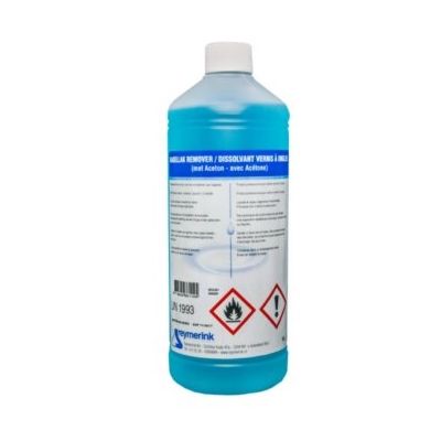 Nagellak Remover met aceton 500ml BLAUW