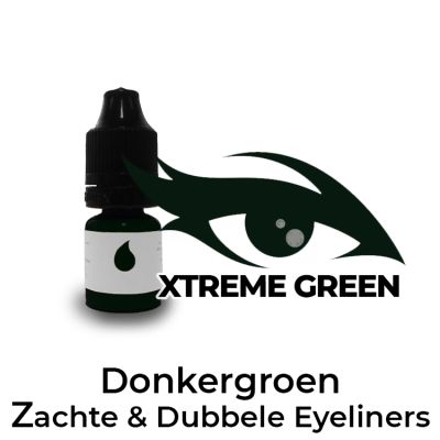 Eyeliner pigment Xtreme Green