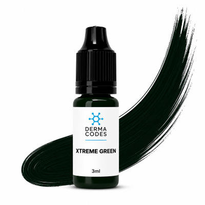 Eyeliner pigment Xtreme Green