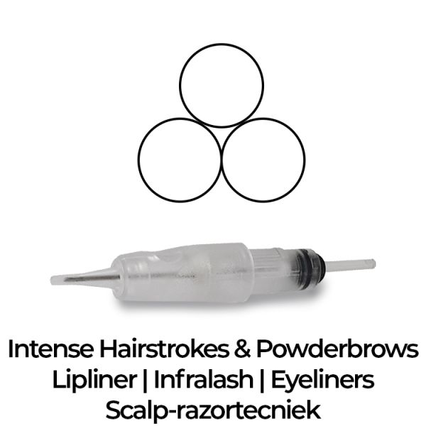 pmu 3-punts liner naald derma codes 