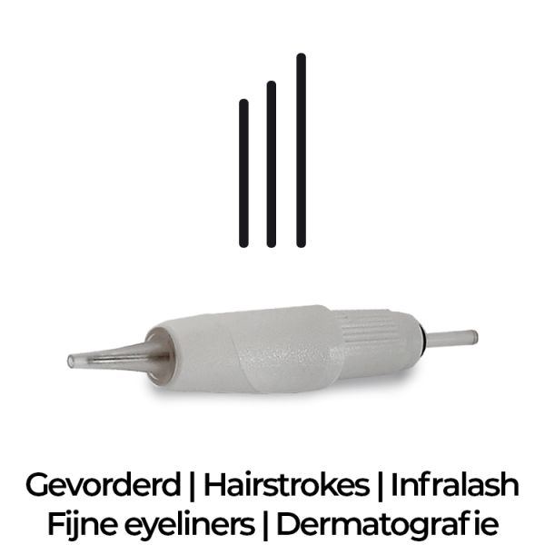 3-punts sloped witte naald PMU module Derma Codes 