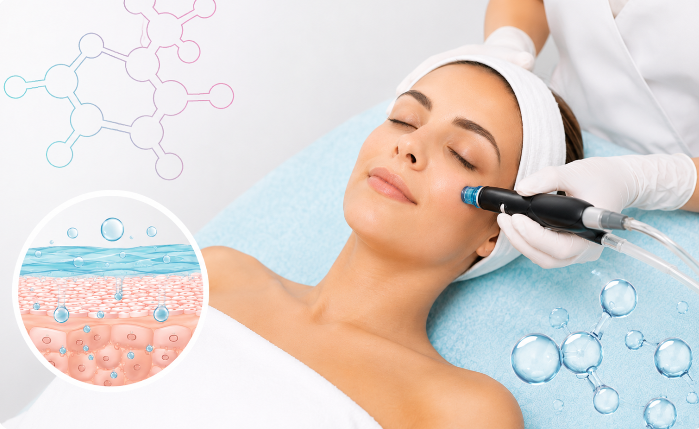 Denk je dat HydraFacial je huid hydrateert? Dit gebeurt er écht